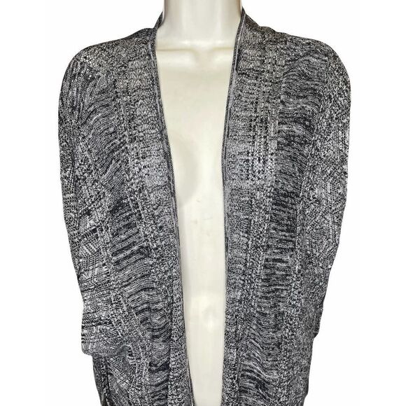 Sigrid Olsen Marled Pointelle Kimono Cardigan NWT - Picture 4 of 8